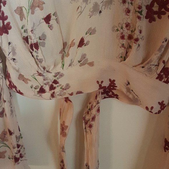 Patron's of Peace cropped back tie top SZ S - Picture 7 of 7